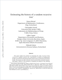 Estimating-the-history-of-a-random-recursive-tree.pdf